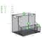 Mind Reader Large Black Metal File Organizer Basket